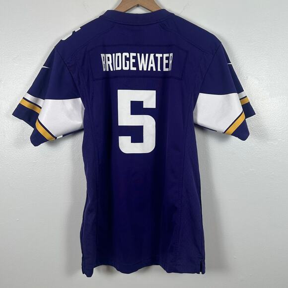 Nike Womens NFL Football Minnesota Vikings #5 Teddy Bridgewater Purple Jersey XL - Picture 2 of 6